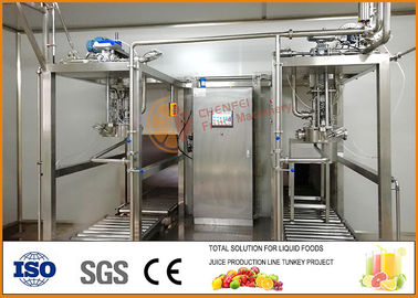 China SS304 Juice And Jam Double Heads Aseptic Filling Line supplier