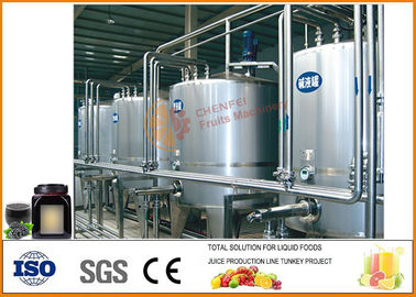 China Complete Tomato Paste Processing Line , Mulberry Jam Production Equipment supplier