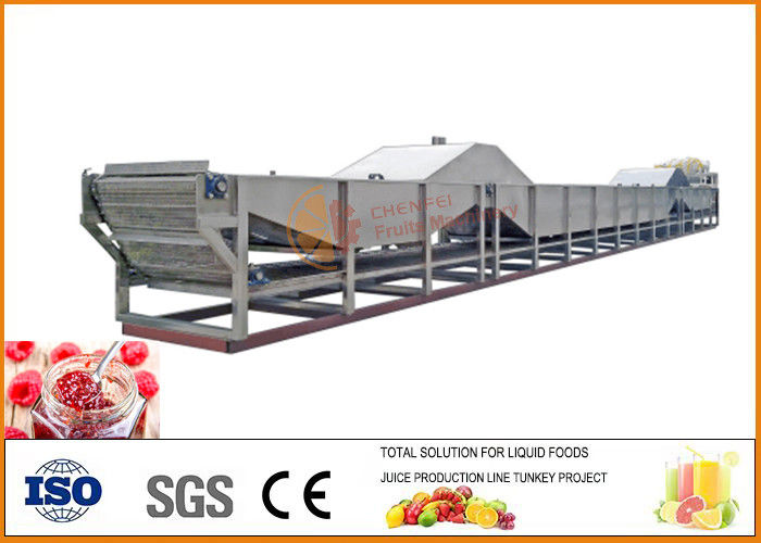 Automatic Turnkey Tomato Ketchup Sauce Jam Production Line ISO9001 Certification
