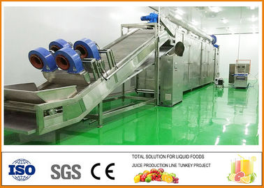 Turnkey Pear Dried Fruit Production Line ISO9001 Certification