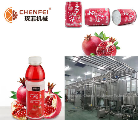 Guava Fruit Juice Processing Equipment SS304 Material CFM-B-03-26T Silver Color