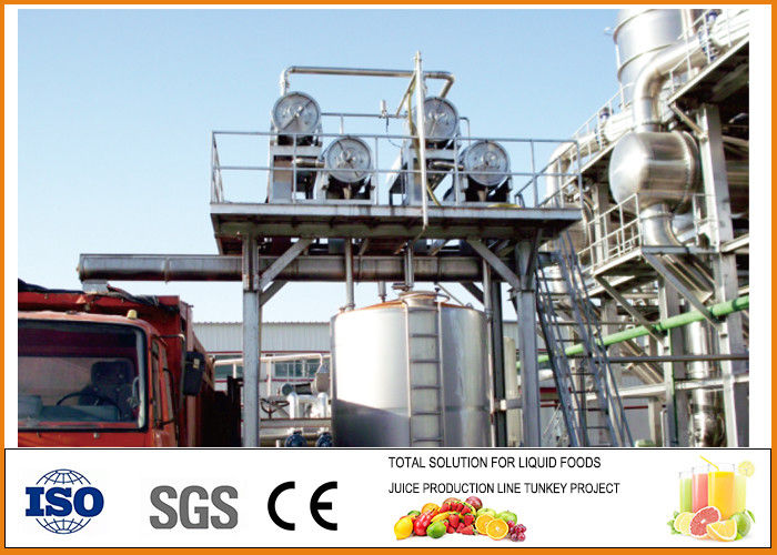 750T/day Tomato Paste Production Line Plant 15.01t/h Steam Consumption
