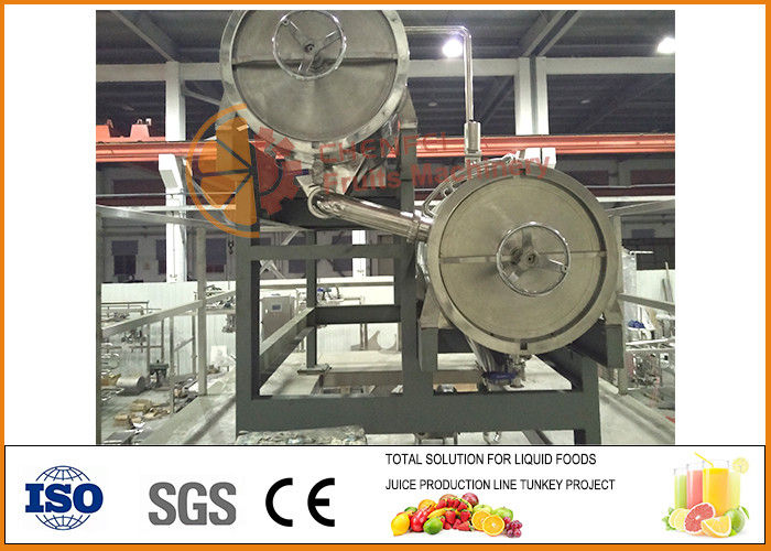 Turnkey 1200T/day Tomato Paste Processing Line 1411.1kw Power CFM-A-01-1200