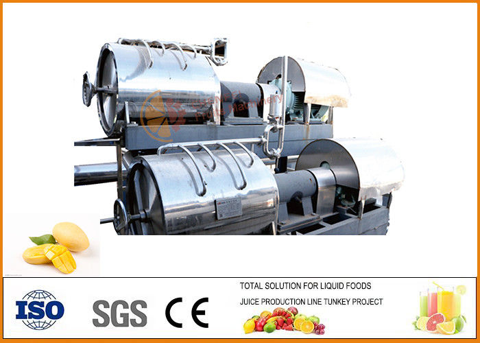 Stainless Steel Mango Processing Line Fully Automatic PLC Control High Performance