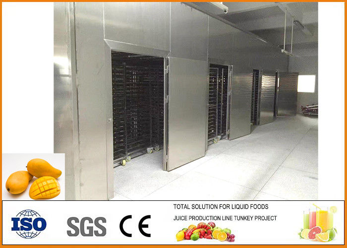 4T/D Dried Mango Processing Line , Mango Juice Processing Plant